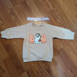 The NEW Boutique Tan Boo Ghost Sweatshirt